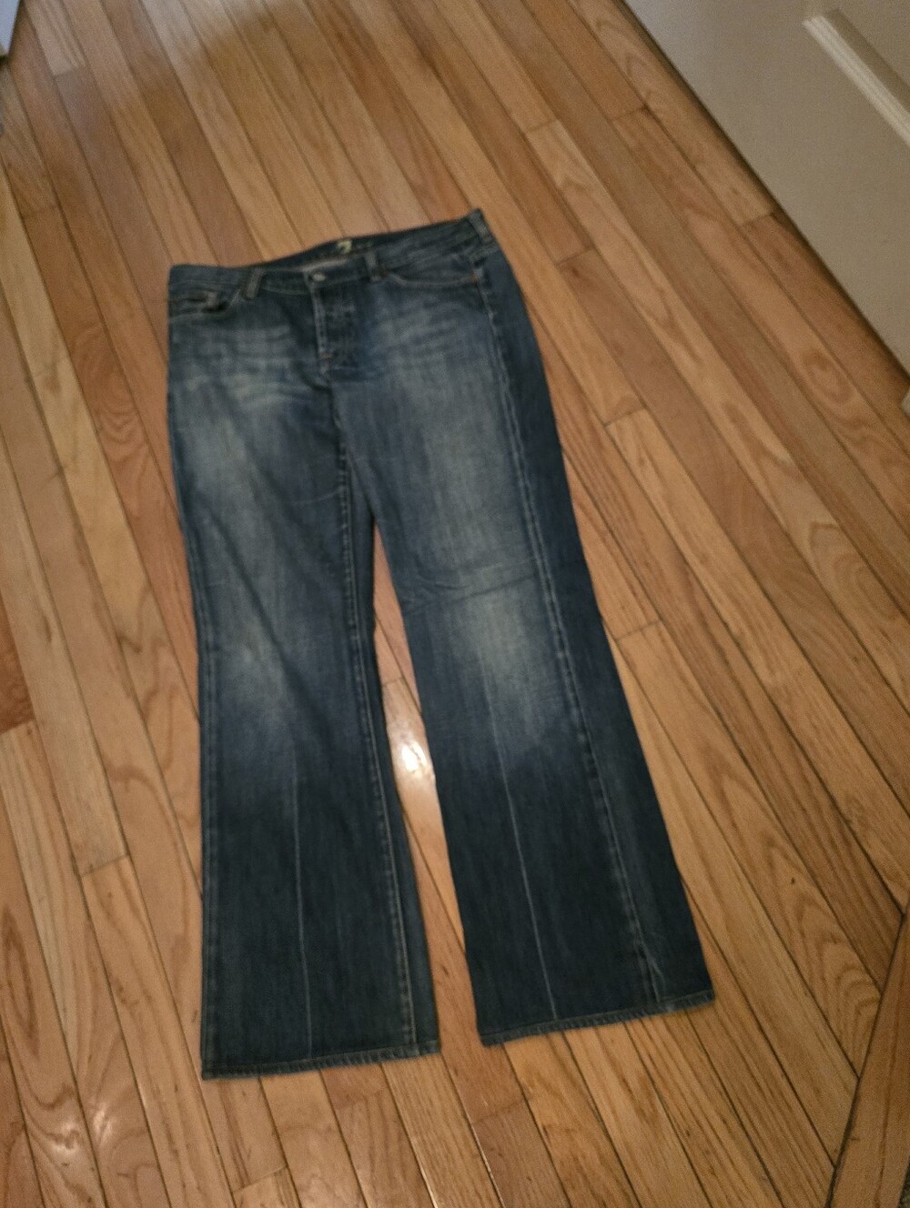 VINTAGE SIGNATURE SEVEN FOR ALL MANKIND BOOT CUT JEANS